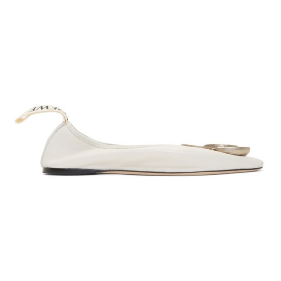 LOEWE | Shamrock Leather Ballerina Flats - Picture 5 of 7